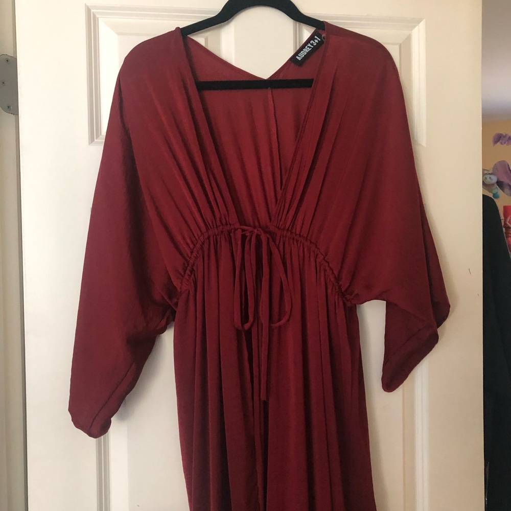 Longline Satin Robe/ Duster
